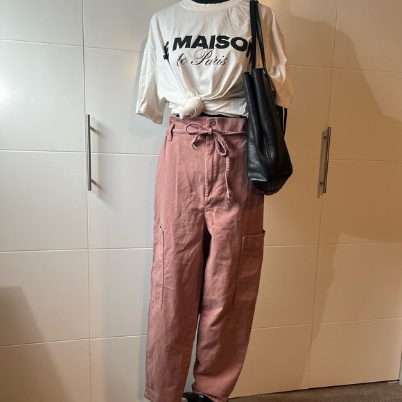 Nuon Paperbag Waist Barrel Cargo Jeans - Picture 12 of 13